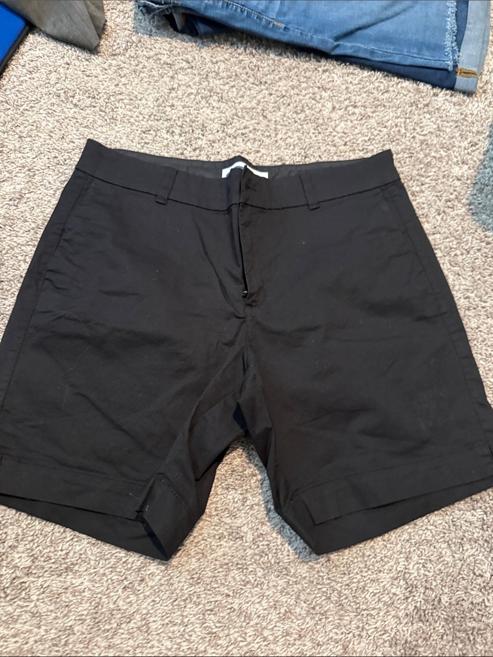 Old Navy Black Flat-Front Women's Shorts